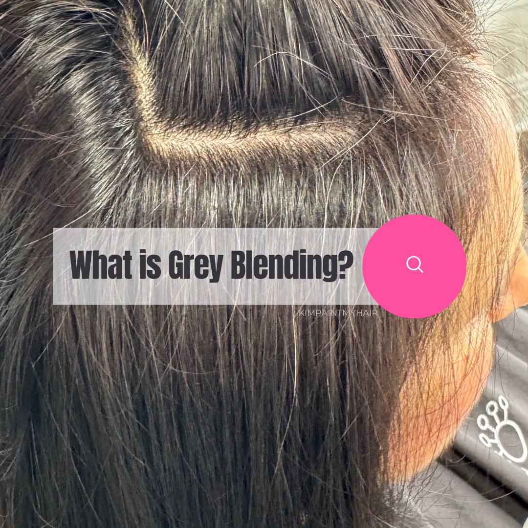 🖤🩶🤍Grey Blending 🤍🩶🖤

Goal: Soften, diffuse, or camouflage grey rather than completely covering it.

How it works:
Allowing some grey to peek through for a more natural, lived-in, low maintenance look.

Results:
Soft, dimensional, natural finish.
Less obvious regrowth line. (Low maintenance / Lived in)
Greys look like intentional highlights.

Best for:
People with 30–50% grey who like a lower-maintenance, natural look.
Anyone transitioning to fully grey/silver. 

 