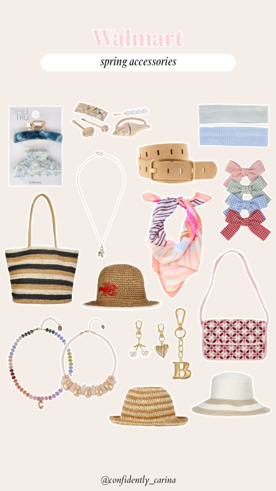 new spring accessories at walmart! 

 #LTKgrwm #LTKootd