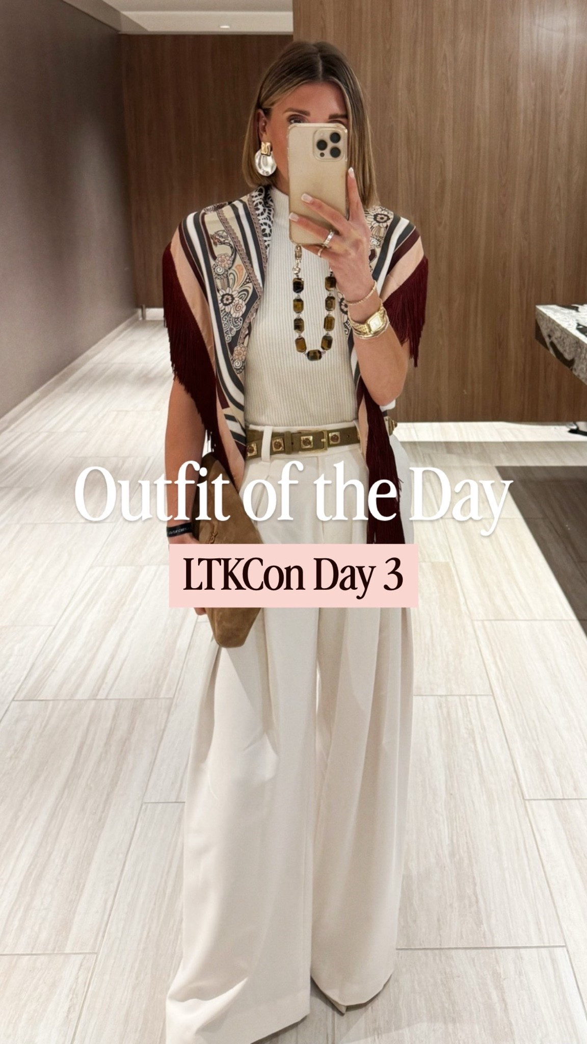 What I wore during LTKCon day 3

Pants run small size up one size.

#LTKfall #LTKstyletip