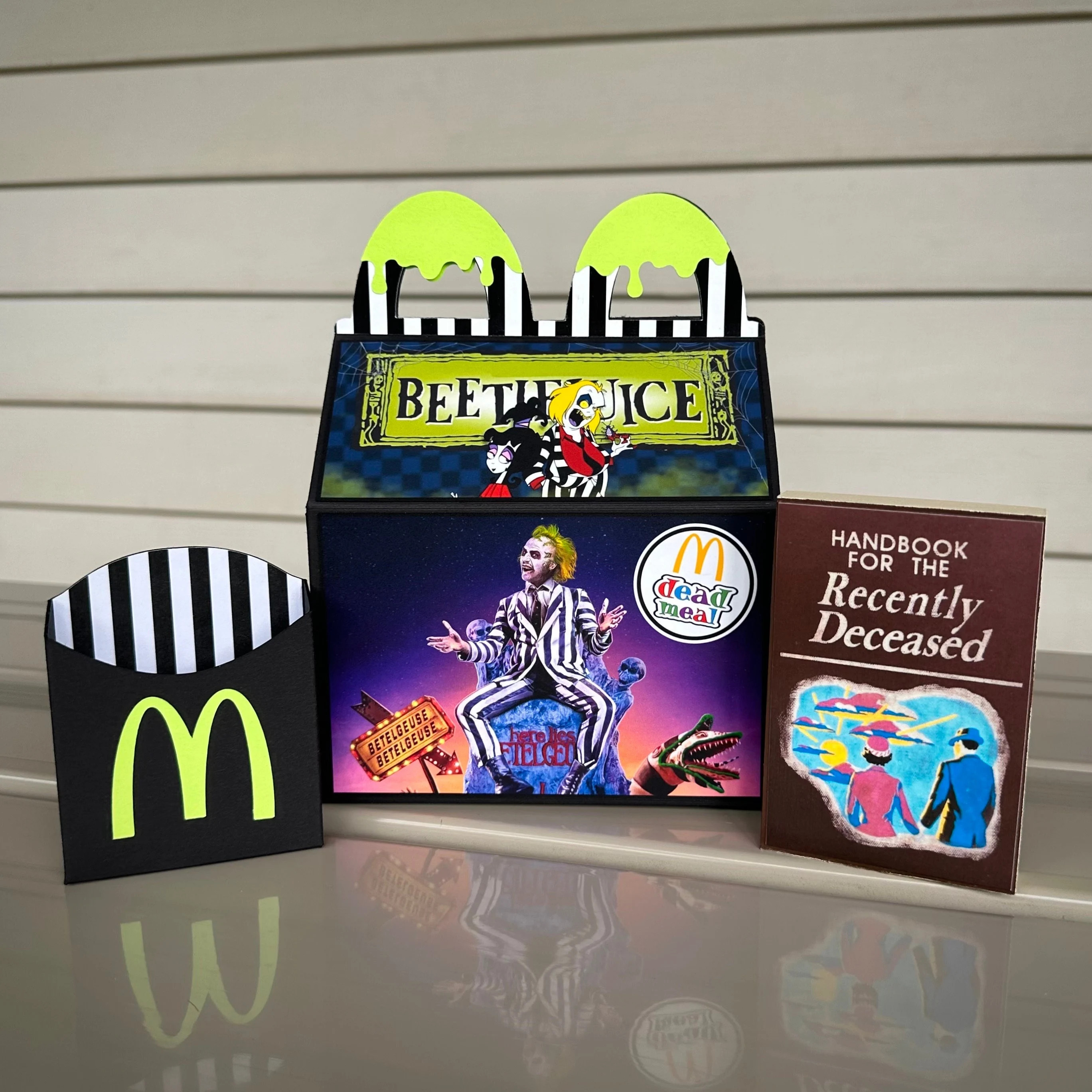 McDonald’s Beetlejuice Happy Meal Horror Collectors Box with Miniature Handbook for the Recentl... | Etsy (US)