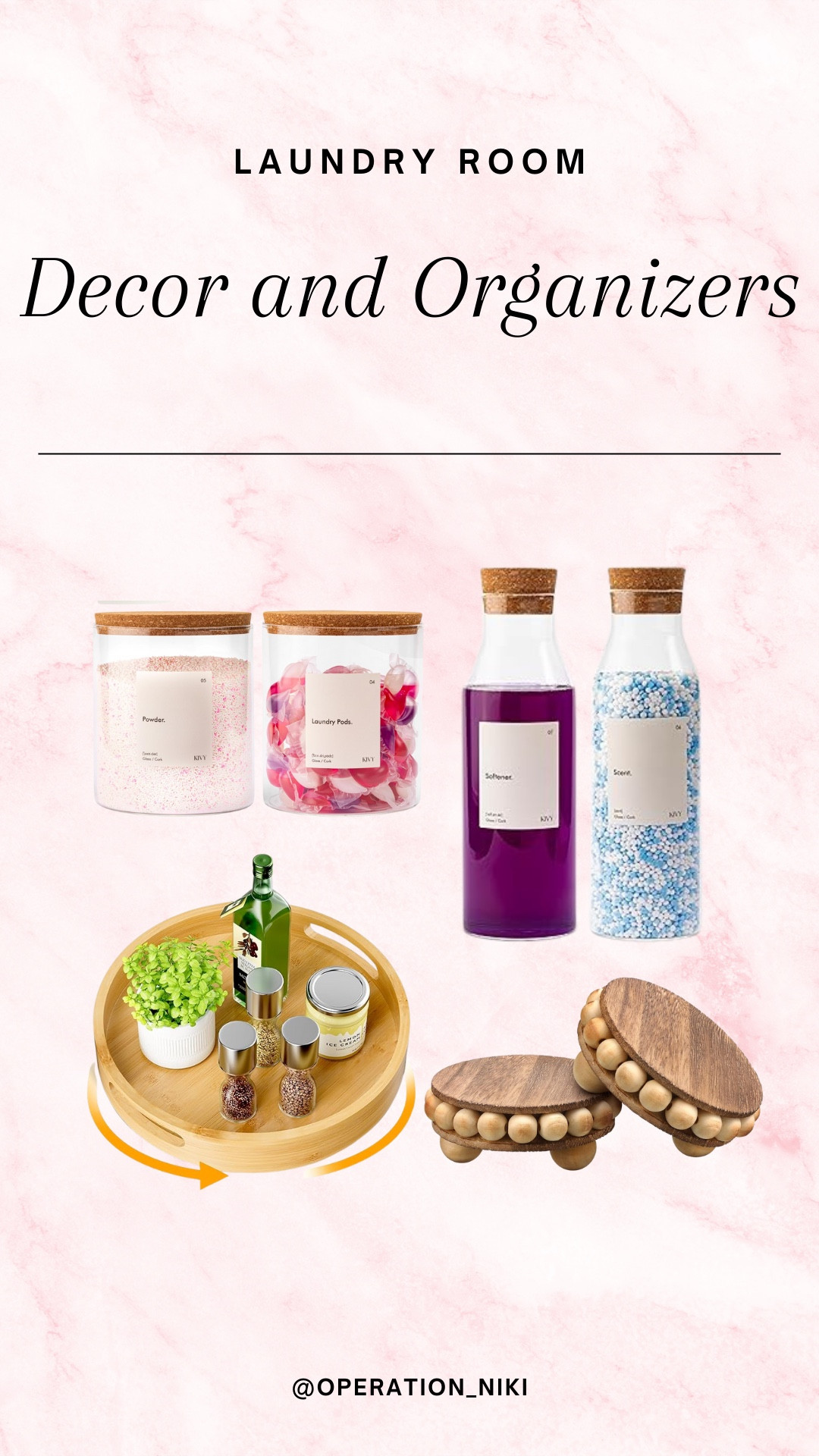Laundry room decor and organization that make the task feel a little more fun! ✨ this space is both functional and stylish. 🧺💖 
Follow for more @OPERATION_NIKI on IG, TikTok, & Facebook sahm, mom essentials, kitchen clean, home appliances, life hack, work from home, cleaning products, home, cleaning inspo, kitchen ideas, wedding guest dress, stay at home mom, deep clean, kitchen restock, cleantok, refill, kitchen home appliances, organization laundry, detergent, soap, dispenser, bathroom, organization, laundry room, counter decor, spring refresh 

#LTKSpring #LTKStyleTip #LTKHome
