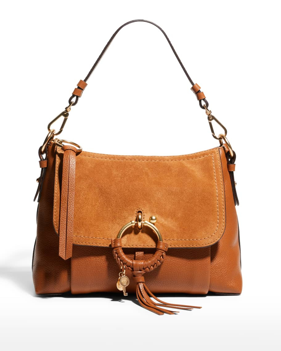 See by Chloe Joan Small Suede/Leather Hobo Bag | Neiman Marcus