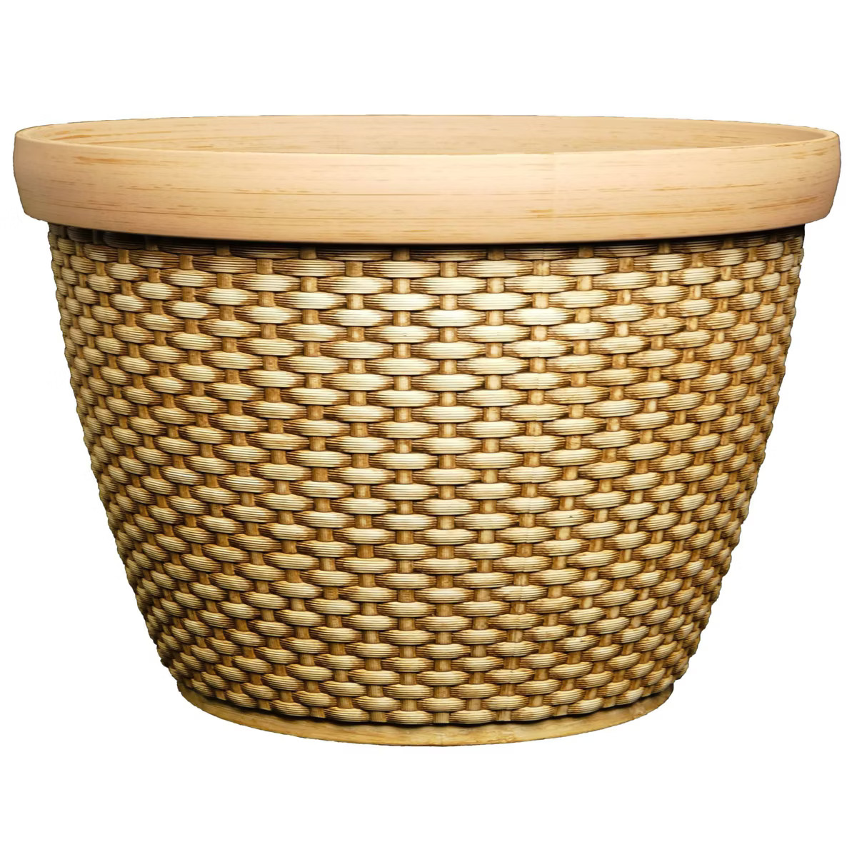 14" Wide 2pc Planter Jake Basket Straw - Classic Home and Garden | Target