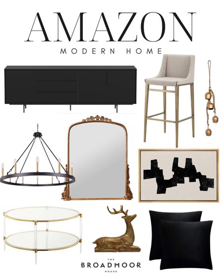 Amazon home, Amazon finds, Amazon furniture, black home, modern home, neutral home, bar stool, cabinet, mirror, chandelier, wall art, coffee table

#LTKhome #LTKHoliday #LTKCyberweek
