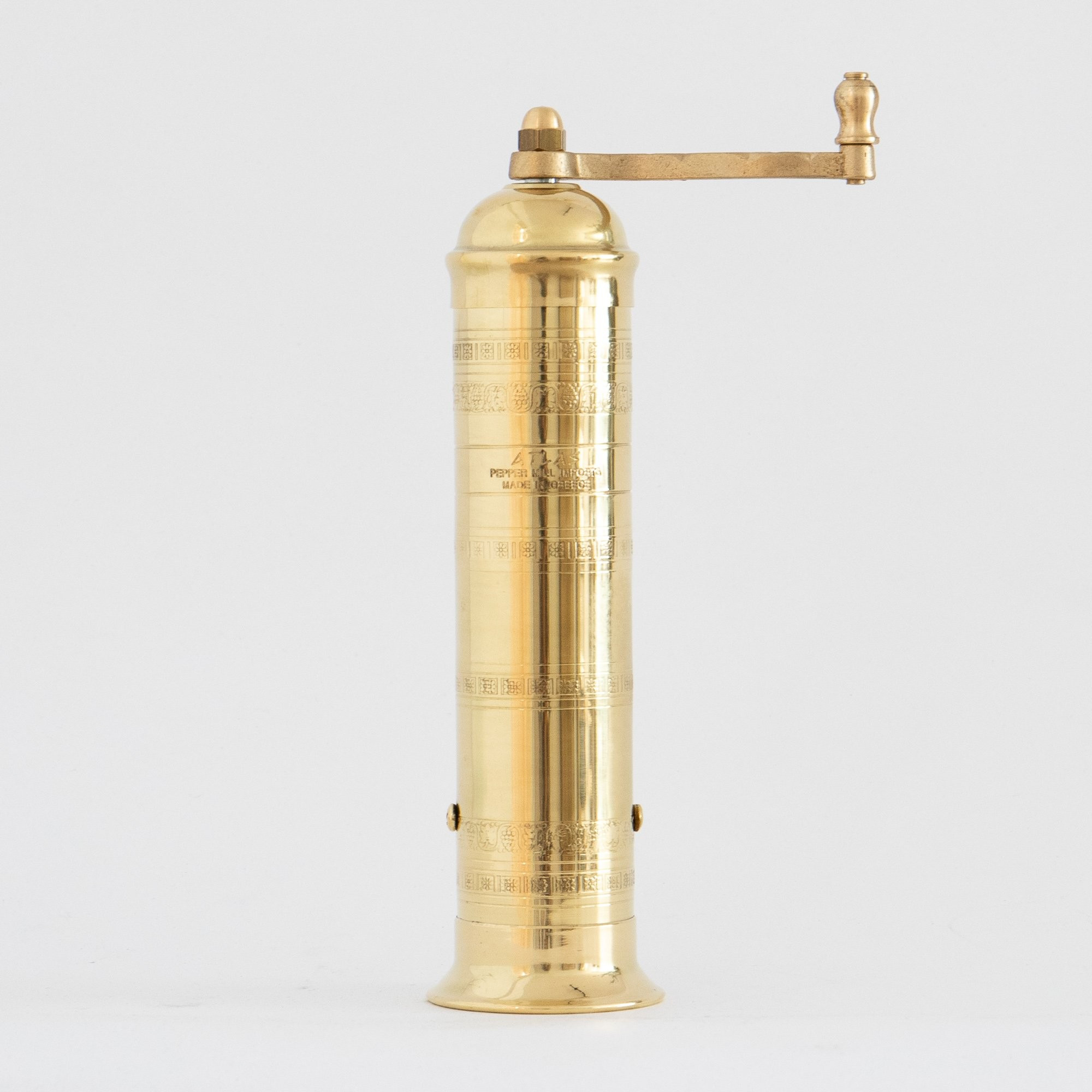 Brass Pepper Mill 10" | The Vintage Rug Shop