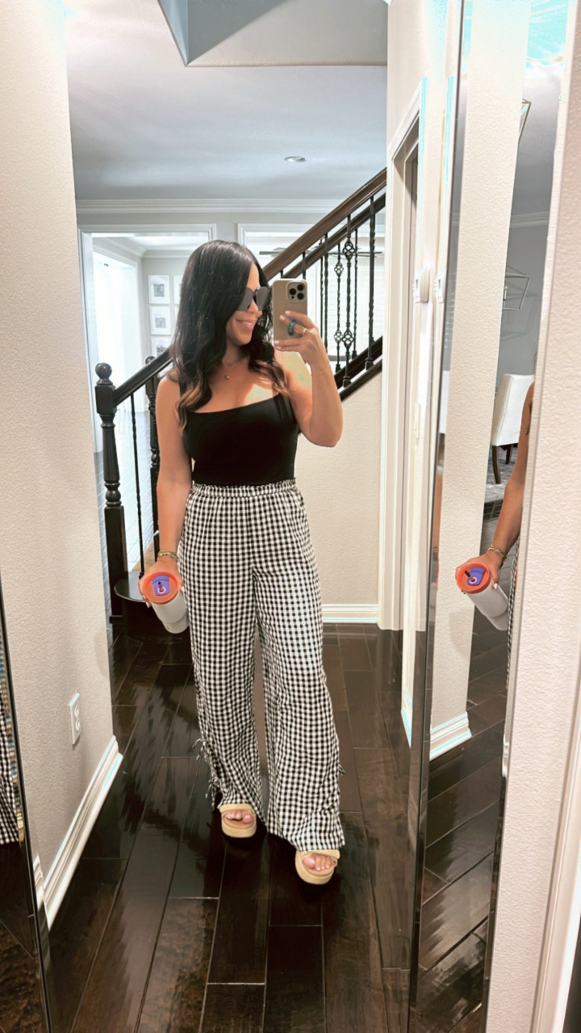 Wearing the tanks on repeat and they are on sale! 

Loving theee pants, they feel like pjs and the matching top is so cute! 