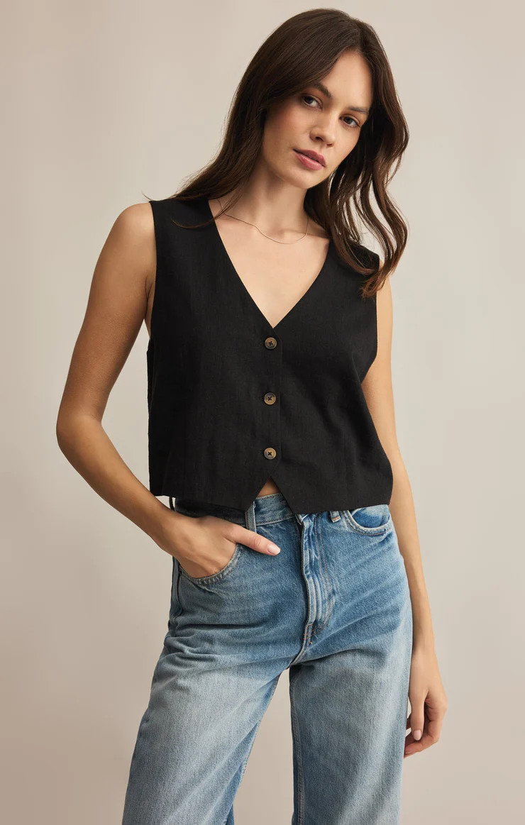 Marta Linen Vest | Z Supply