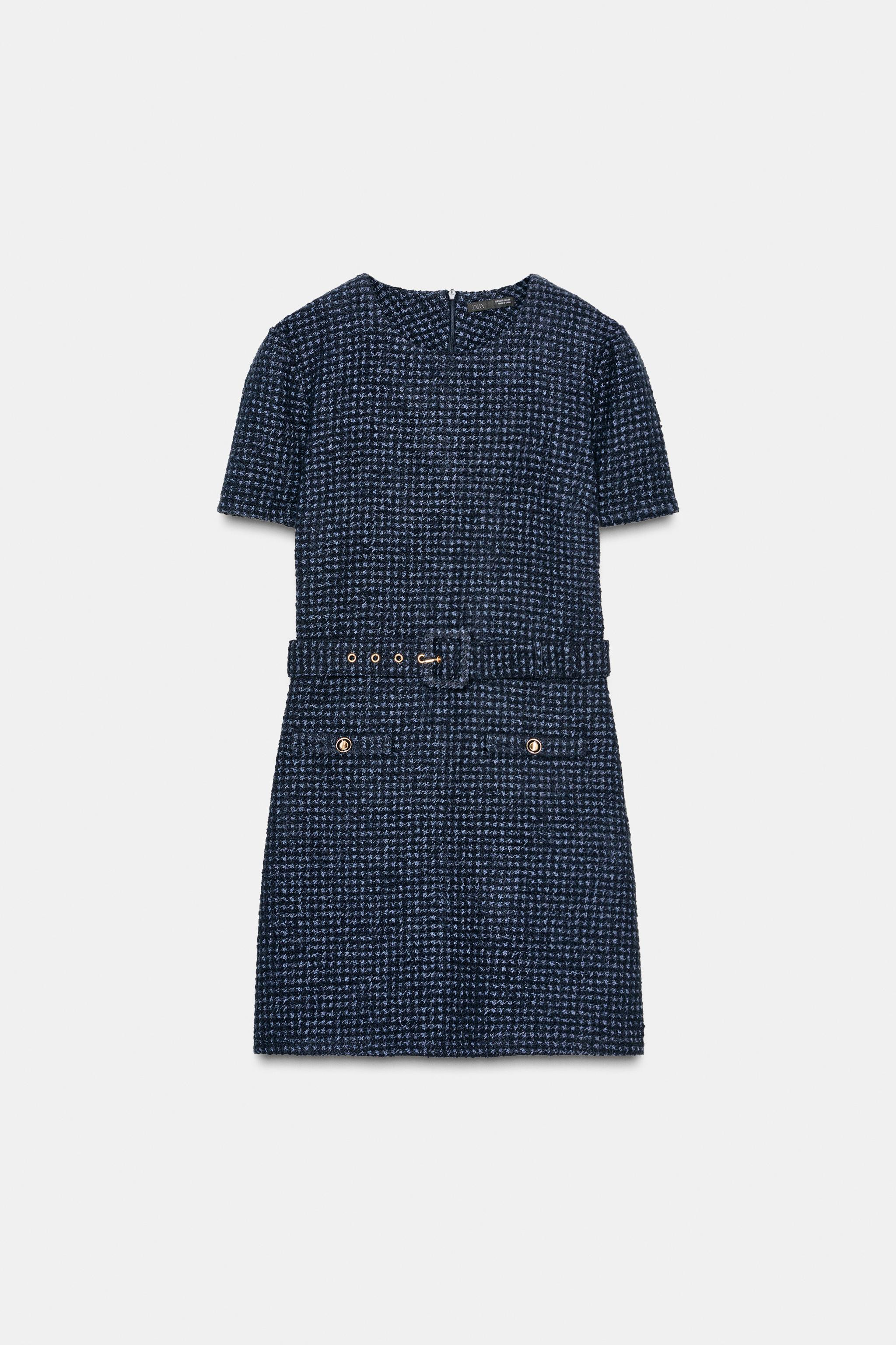 STRUCTURED DRESS WITH BELT | Zara UK