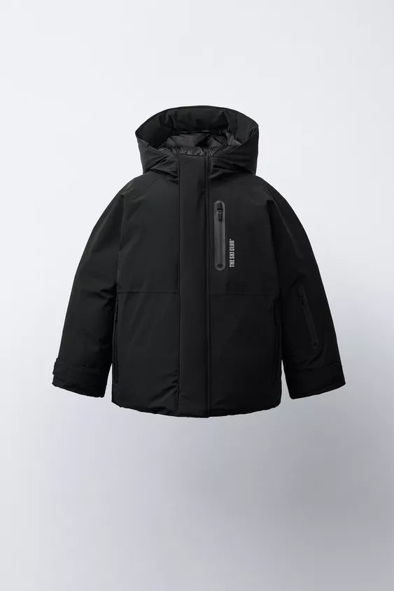 80% DOWN AND 20% FEATHER WATER-RESISTANT AND WINDPROOF RECCO® SYSTEM SKI COLLECTION DOWN JACKET | Zara US