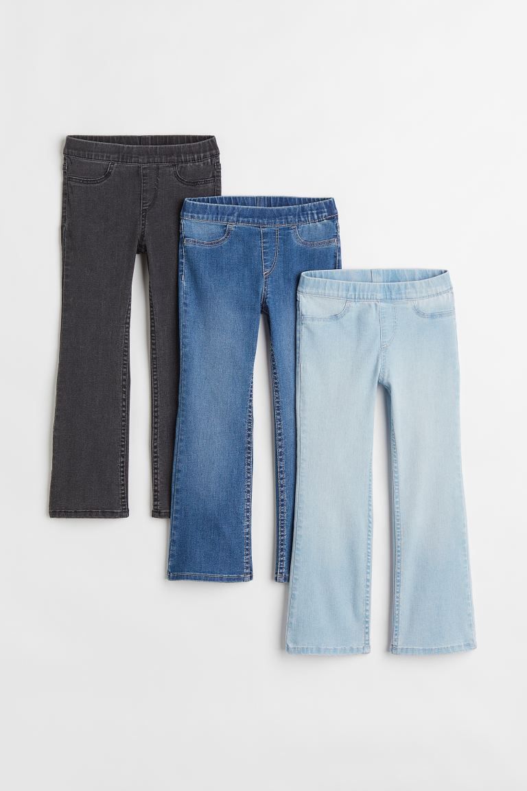 3-pack Flare Fit Jeans | H&M (US + CA)