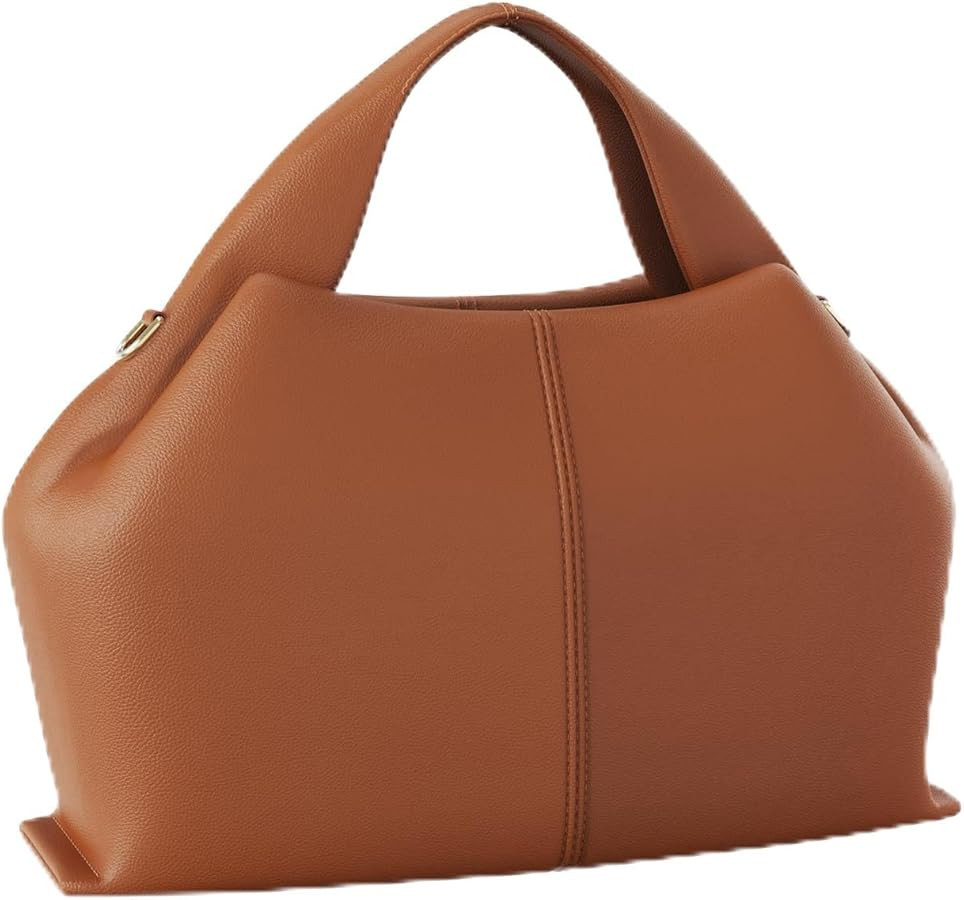 Crossbody Bag Purse Satchel Handbag for Women Leather Shoulder Bag Chic Dumpling Cloud Bag with R... | Amazon (US)