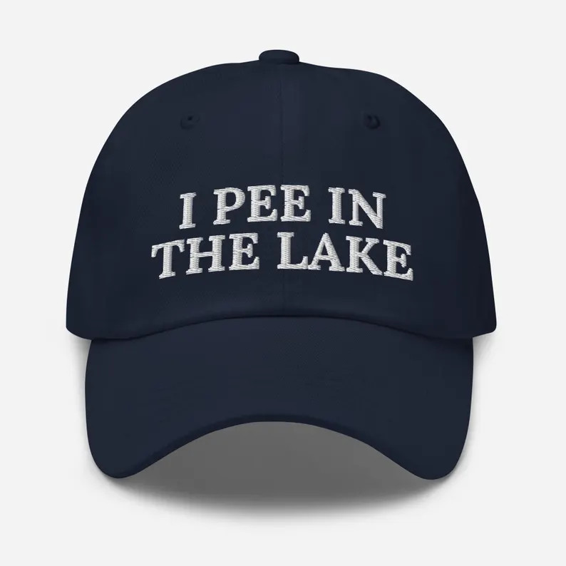 Funny Lake Hat: "i Pee in the Lake" Embroidery Cap - Etsy | Etsy (Global)
