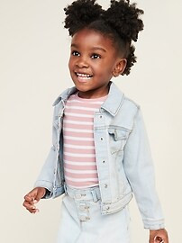 Stretch Jean Jacket for Toddler Girls | Old Navy (US)