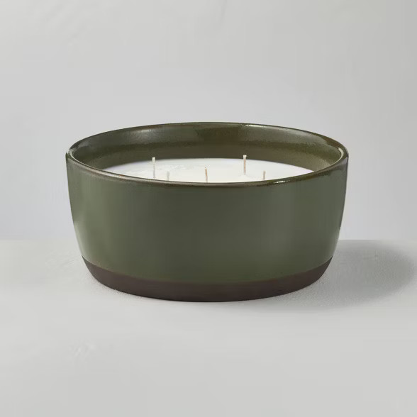 25oz Fireside Spruce 5-Wick Clay Seasonal Candle - Hearth & Hand™ with Magnolia | Target