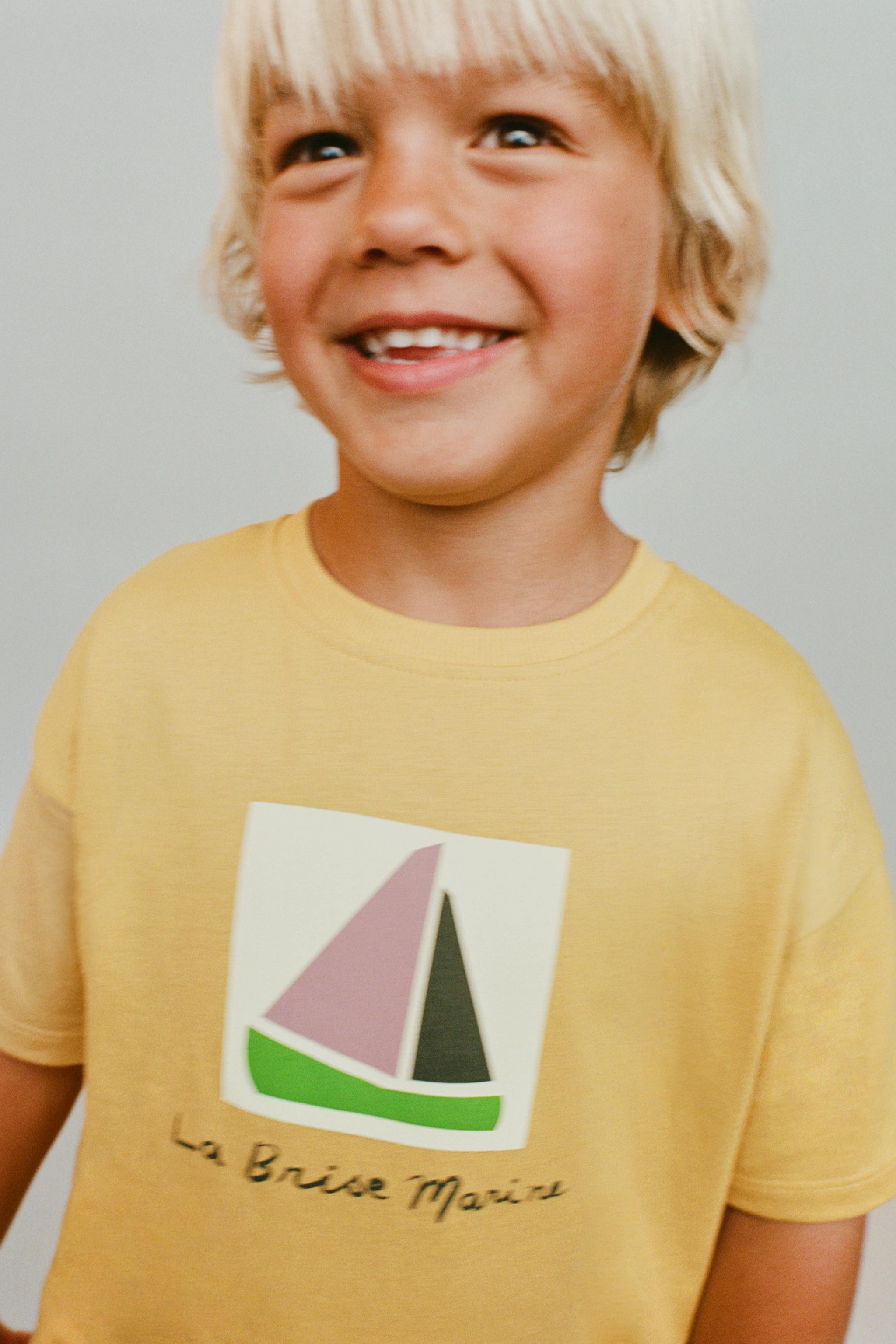 BOAT PRINT T-SHIRT | Zara US