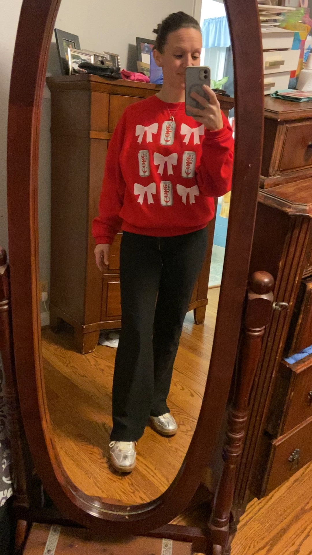 On sale $30, Card holders can get this for $25 - Love the coziness of this sweatshirt. It’s an oversized fit - the top is bigger than typical, but the waist/bottom fits normal.  I originally sized down, but I didn’t like how short it was, so I returned that and sized back to regular size. 

#dietcoke #bestiegift #oldnavy #salefinds #walmart #tennisshoes #under15 #LTKU #LTKOver40 

#LTKvlog #LTKstorytime #LTKootd #LTKSaleAlert #LTKFindsUnder50