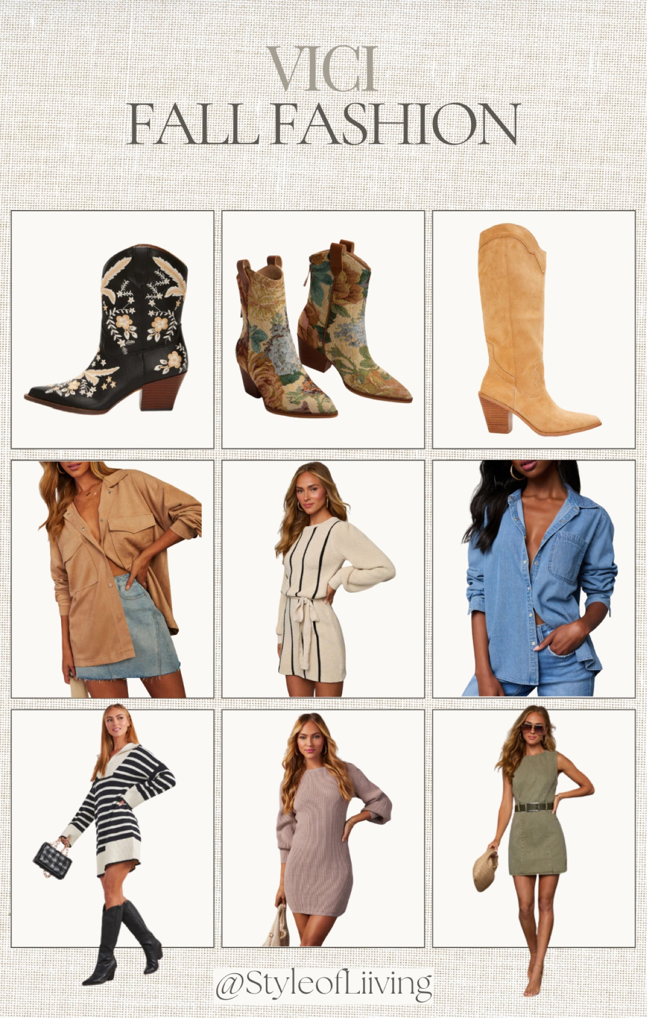 Fall fashion for women from Vici! Boots, sweater dresses, flannel button downs and more! #falloutfits #ltkseasonal

#LTKStyleTip #LTKxVICI #LTKShoeCrush