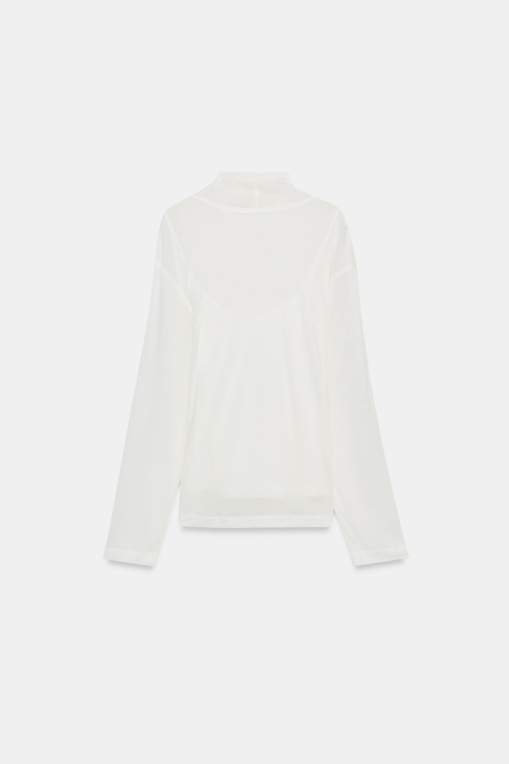LYOCELL AND LINEN T-SHIRT | Zara UK