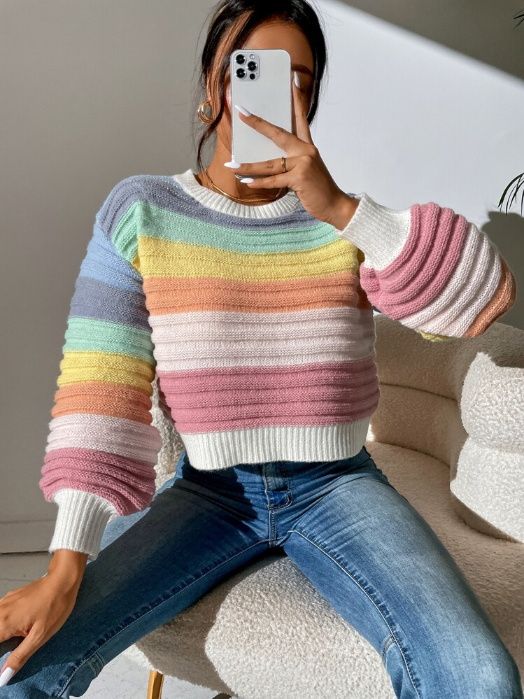 Unity colorsblock drop shoulder | SHEIN