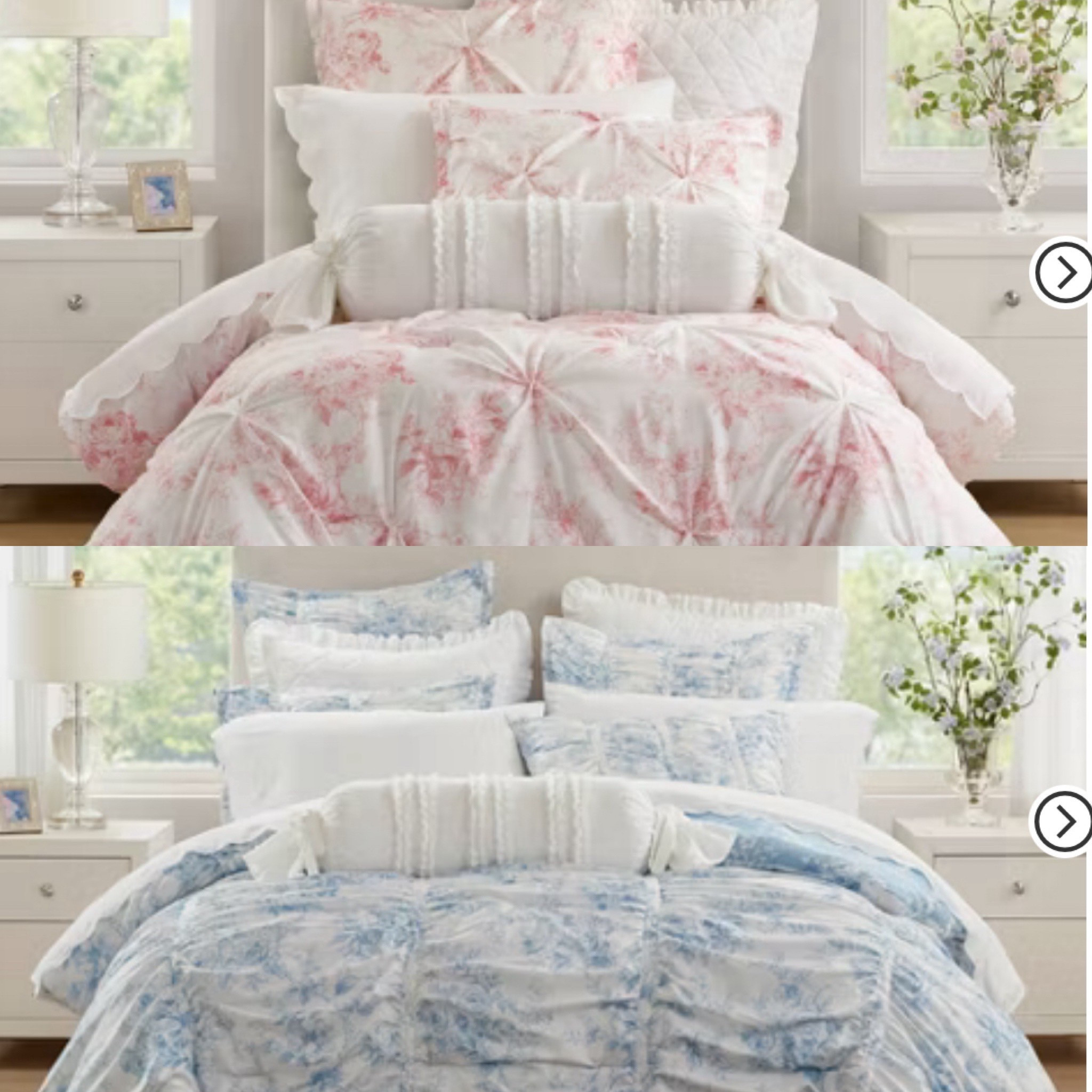 A love shack fancy lookalike for a fraction of the price! How beautiful is this comforter set!? Run because this will not last long. 🏃🏻‍♀️ 

#LTKFindsUnder100 #LTKHome