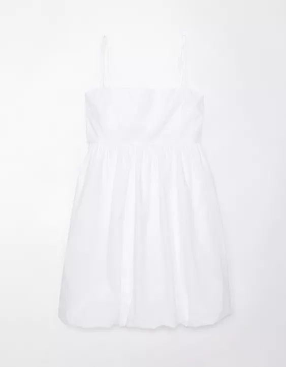 AE Poplin Bubble Mini Dress | American Eagle Outfitters (US & CA)
