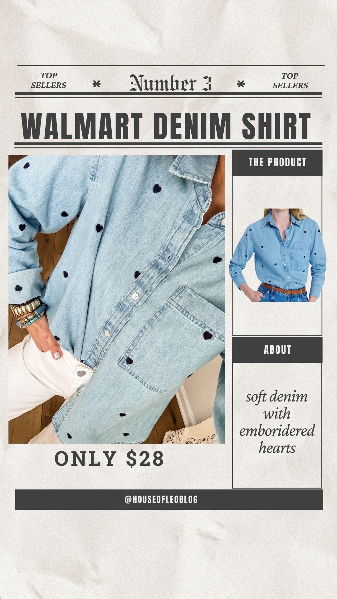 Wearing medium denim shirt. I sized up in this one. Walmart fashion.

#LTKOver40