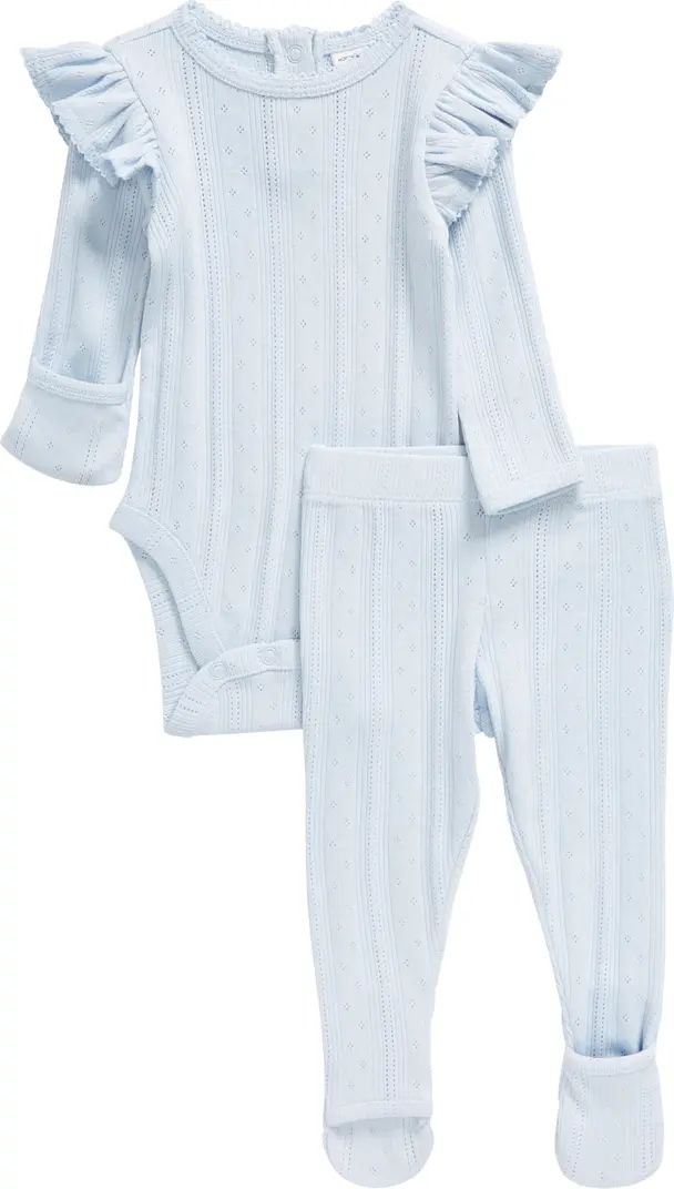 Bodysuit & Footed Pants Set | Nordstrom