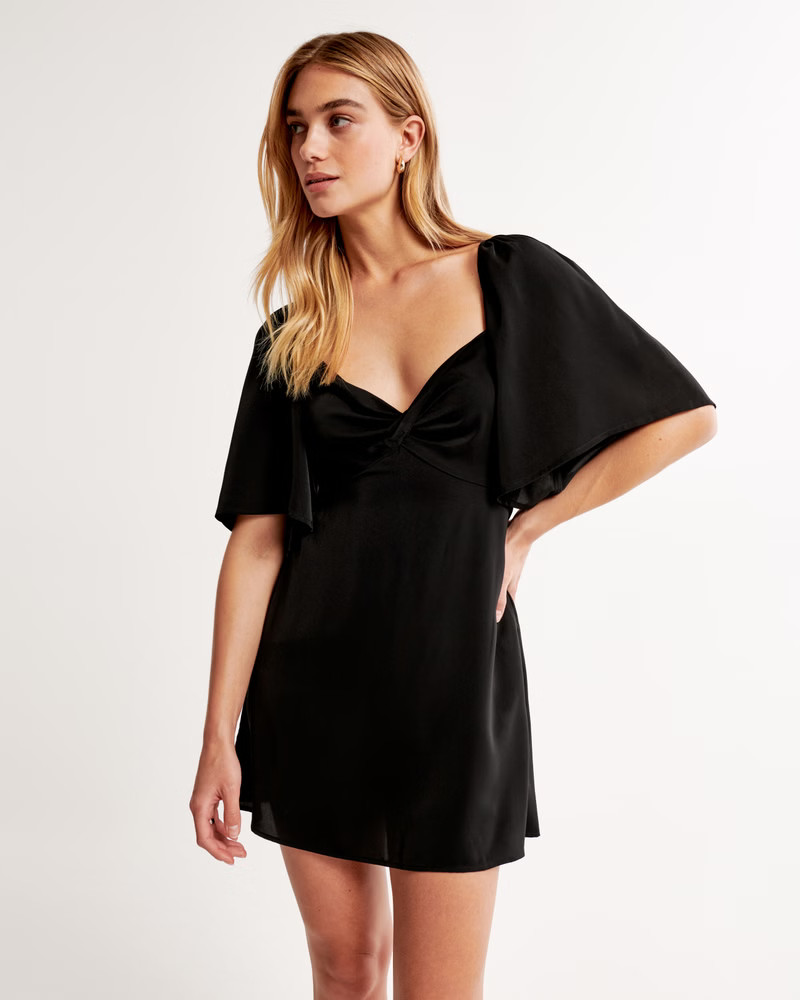 Angel Sleeve Mini Skort | Abercrombie & Fitch (US)