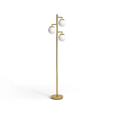 Darlington 66'' Gold Tree Floor Lamp | Wayfair North America