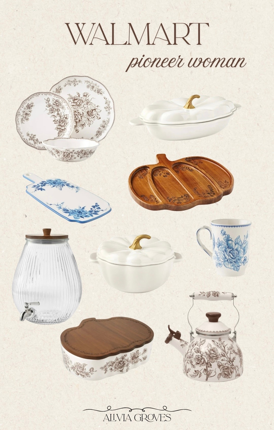 The prettiest pieces from Pioneer Woman! Her collection truly is so beautiful!! The fall kitchen products are so worth the buy!🤎🍂 

#walmart #walmartfinds #kitchen #kitchenfinds #pioneerwoman #autumn #fall #affordable 

#LTKFindsUnder100 #LTKSeasonal #LTKHome