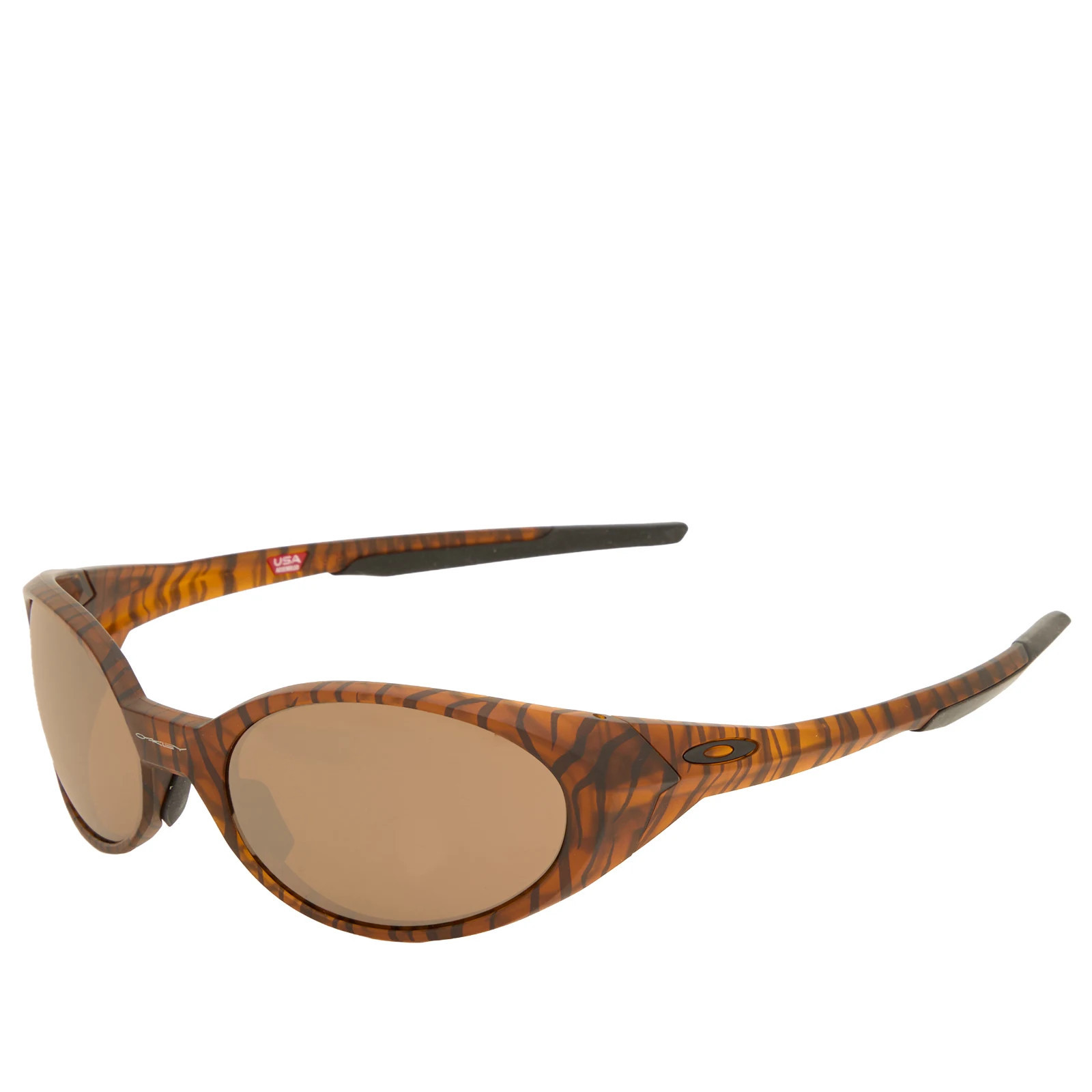 Oakley Eye Jacket Redux Sunglasses in Dark Amber Bengal/Prizm Tungsten | END. Clothing