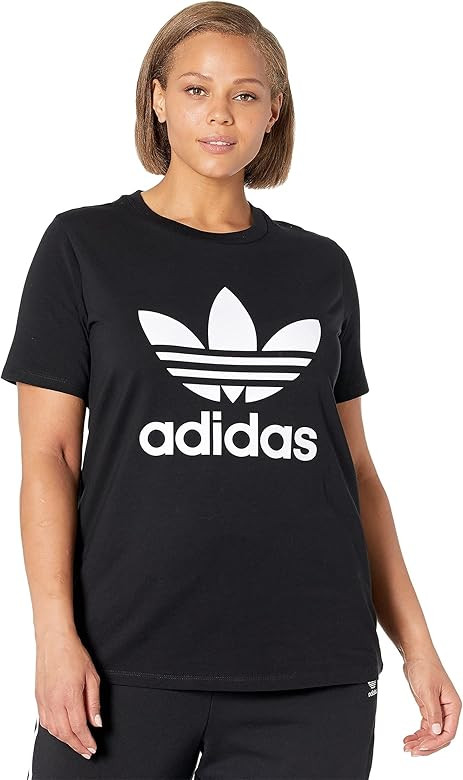 Amazon.com: adidas Originals,womens,Trefoil Tee,Black,Medium : Clothing, Shoes & Jewelry | Amazon (US)