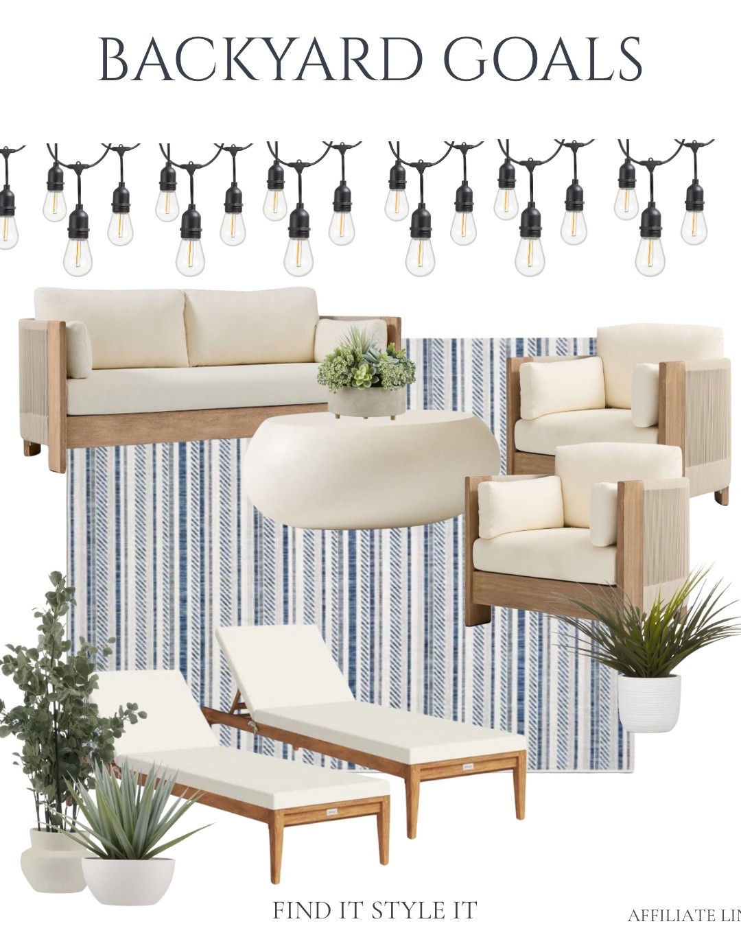 Backyard goals inspired by the Mediterranean ✨

#ltkhome #outdoorfurniture #outdoorliving #outdoorseating #ltkunder50 #ltkunder100
#homedecor #stylinginspo #decoratingideas #howtodecorate #homedecorideas #decoratingtips #decortips #LTKStyleTip

#LTKcasa #LTKsale #LTKcanada