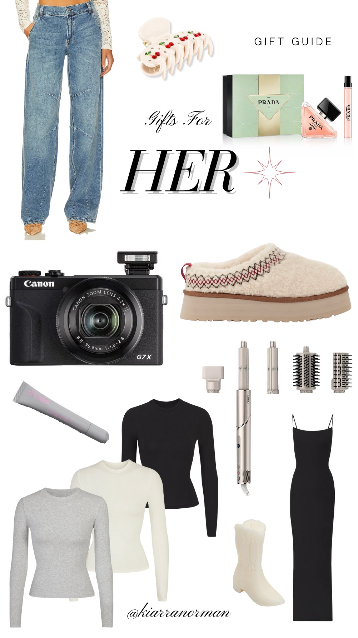 Holiday gift guides are officially starting! Gift ideas for besties, gifts for sister, gifts for best friend, gifts for sister, gifts for influencers, canon G7X 

Alice + Olivia code for jeans: “KIARRA15” for 15% off the jeans! 

#LTKGiftGuide #LTKHoliday #LTKSeasonal