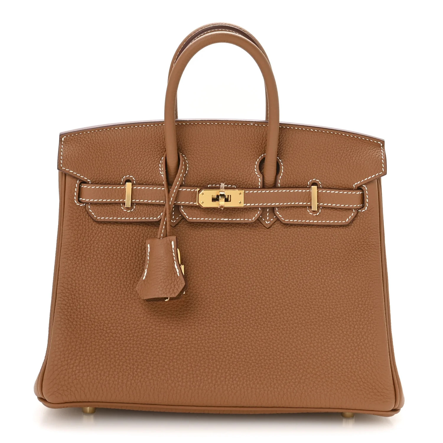 Togo Birkin 25 Gold | FASHIONPHILE (US)