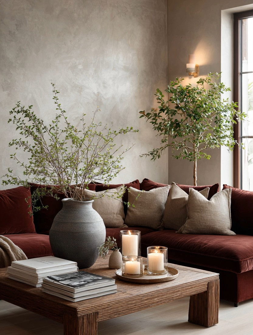 One of the biggest decorating mistakes people make is choosing a coffee table that's too small.

The coffee table sits at the center of your living room. It visually anchors the entire seating area and helps create balance between your sofa, chairs, and surrounding decor. When it's too small, the room can feel disconnected no matter how beautiful the furniture is.

Don't be afraid to go oversized.

A substantial natural wood coffee table brings warmth, grounding energy, and timeless beauty. Wood has a way of making a room feel more inviting while creating a strong foundation for everything around it.

Pair it with a rich velvet sofa in a beautiful color like burgundy, add a few candles, books, and an indoor tree, and you've created a living room that feels intentional, comfortable, and elegant.

Whether you upgrade just the coffee table or recreate the entire look, you'll be surprised how much one properly sized piece can transform a room.

#CoffeeTableDecor #LivingRoomDesign #WoodFurniture #ElegantAndDriven
 

 #LTKHome