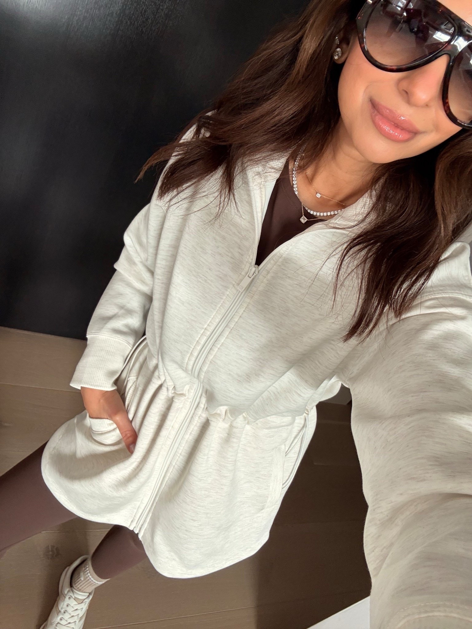 Lip combo: liner in buffed pink and gloss in primrose 
Wearing an xs in jacket & linked my Amazon sunnies too!

#LTKPetite #LTKSeasonal #LTKBeauty