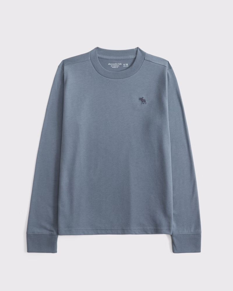 cozy long-sleeve waffle crew | Abercrombie & Fitch (US)