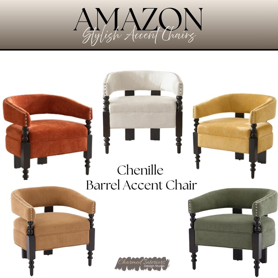 Chenille Barrel Accent Chair

#LTKSeasonal #LTKU #LTKHome