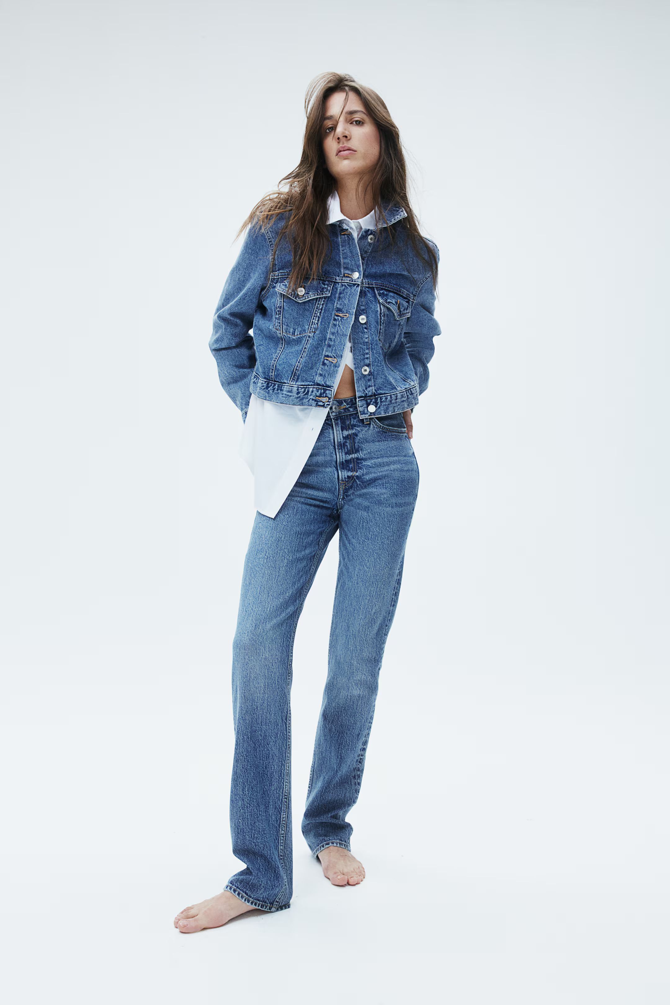 Slim Straight High Jeans | H&M (UK, MY, IN, SG, PH, TW, HK)