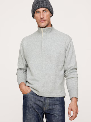 Terry Mock-Neck Sweatshirt | Banana Republic (US)