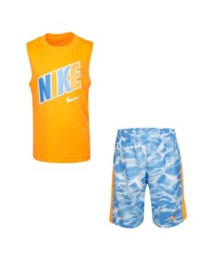 Nike Toddler Boys Dri-fit Tank Top and Shorts Set | Macys (US)