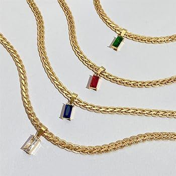 LNIEER 18K Gold Filled Vintage Choker Necklace Women Choker Necklace Waterproof Gold Gift for Wom... | Amazon (US)