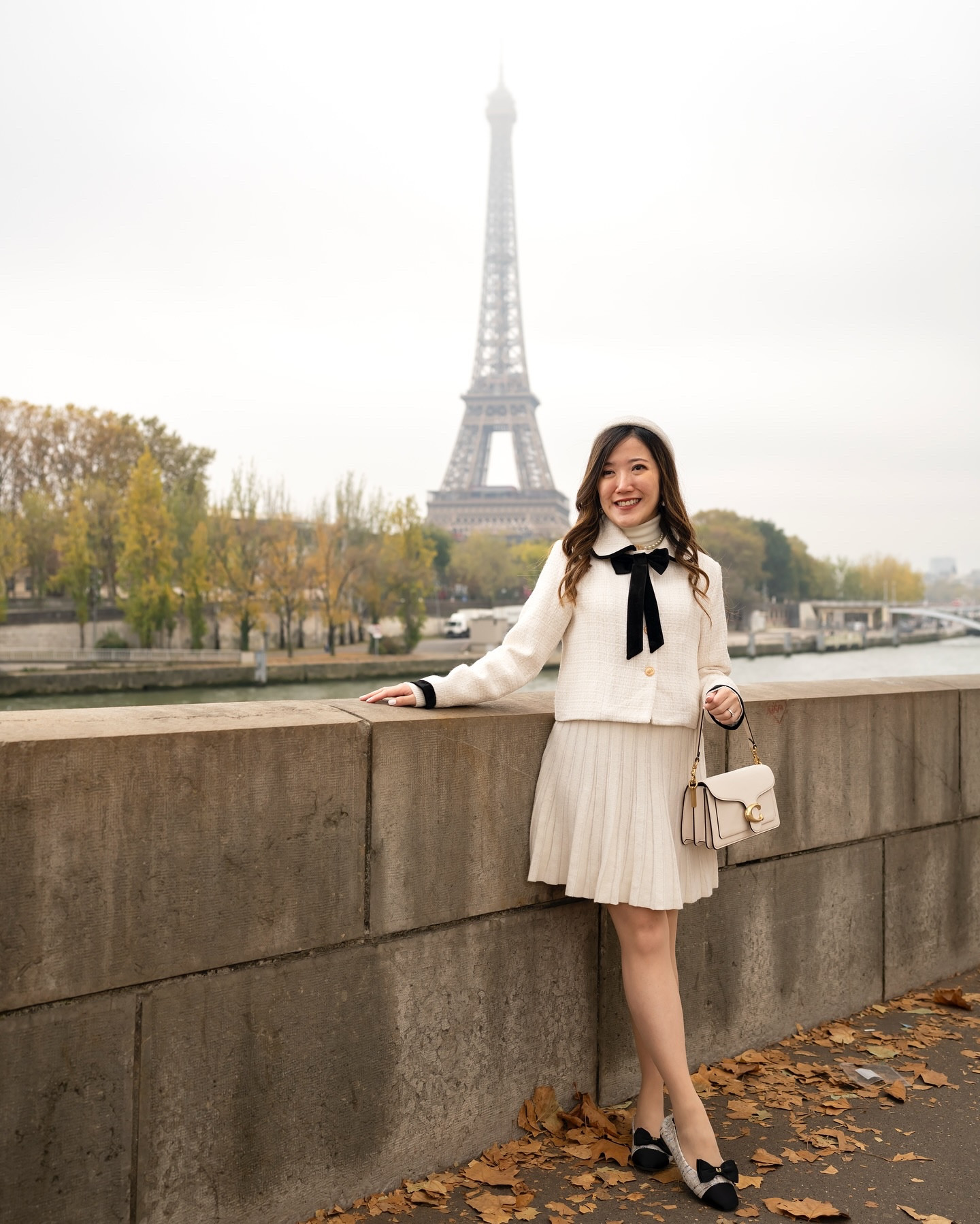 Remembering this beautiful day in Paris. Soaking up the magic of the Eiffel Tower with my small baby bump. 🤍✨

Cant wait to return with our little one someday. 

Outfit details🎀
Blazer and turtleneck jumper: @flossybyfreddy in size XXS
Shoes (*ad/pr): @enfiis_official 
Bag: @coach 

Save this post & follow @petitealpaca for more dreamy travel and feminine fashion content.

📸 shot and edited by: @capturewithvic @vimage.pro @sony.unitedkingdom @alphauniversebysony.eu @adobeuk 

📍 Avenue de New York, Paris, Nov 2024

#flossybyfreddy #avenuedenewyork #eiffeltowerparis #eiffeltower #paris #modernprincess #princesscore  #princessaesthetic #secondtrimester 
#londonfashionblogger  #dreamyaesthetic #femininestyle #classyfashion #classygirl #girlyaesthetic #newchapteroflife #pregnancy #pregnant #motherhood #motherhoodjourney

🗝️ Feminine elegant classy style, modern princess, Paris in autumn, Eiffel Tower, Flossy by Freddy

#LTKuk #LTKeurope #LTKworkwear