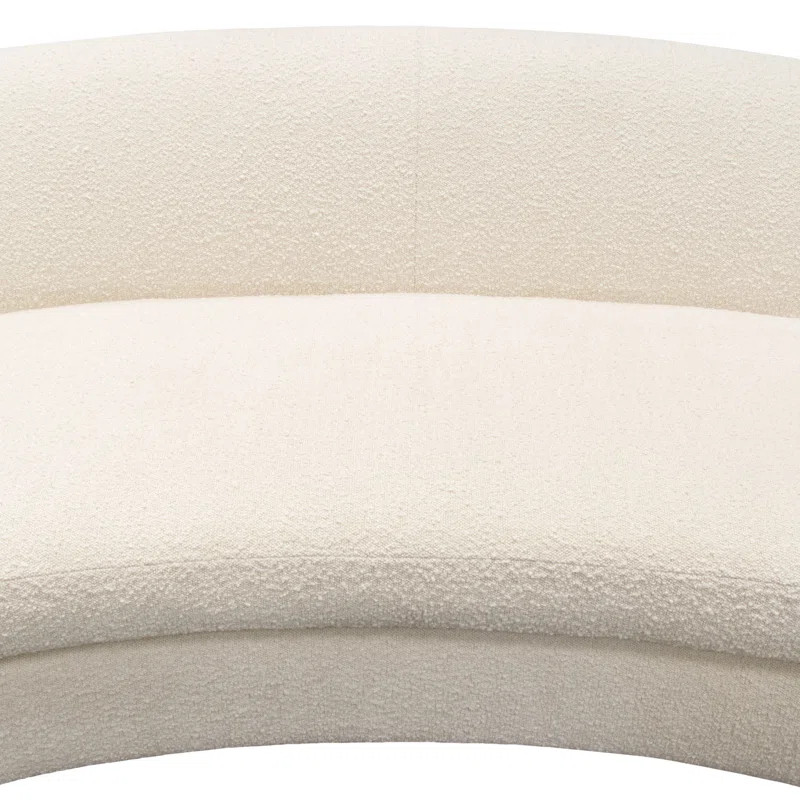 Pascal 97'' Round Arm Curved Sofa | Wayfair North America
