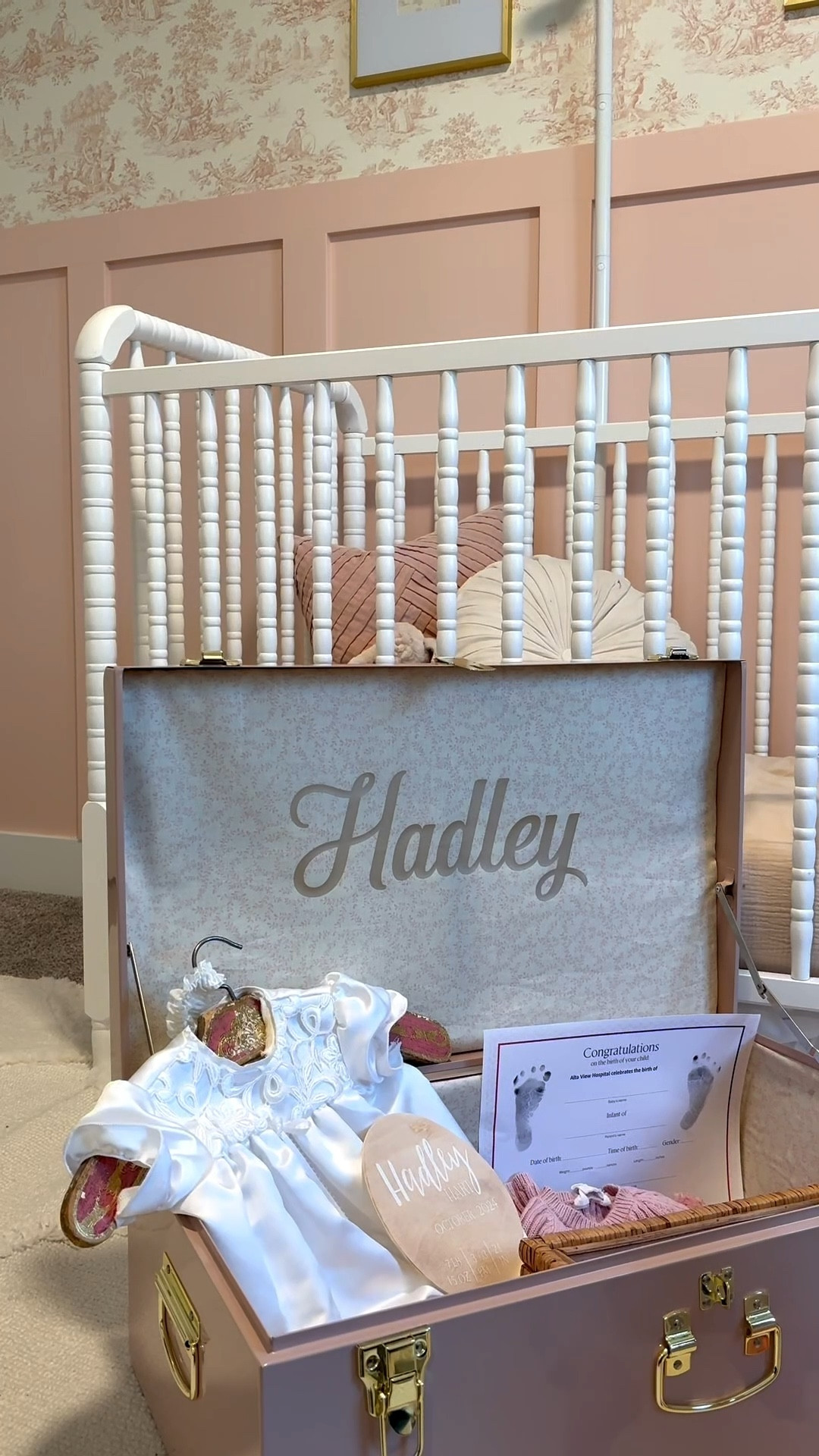 DIY Baby Keepsake Trunk dupe for the $400 ones! 

#LTKKids #LTKBaby #LTKmomlife