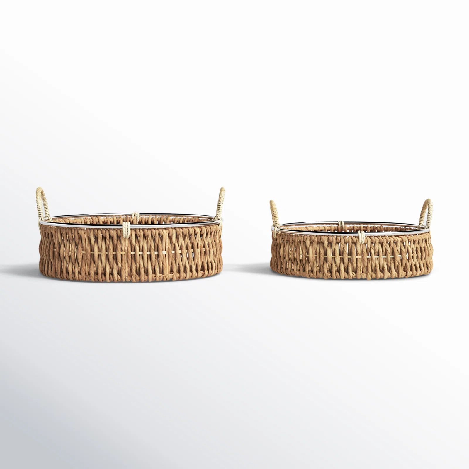 Joss & Main Seagrass 2 Piece Wicker Basket Set & Reviews | Wayfair | Wayfair North America