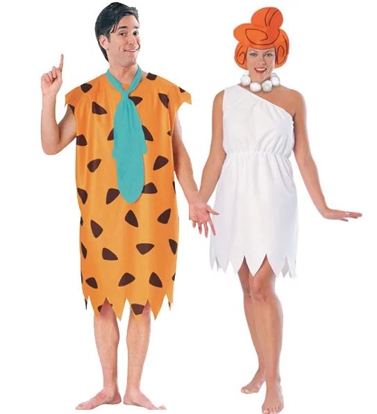 Rubie's Fred Wilma Flintstone Halloween Fancy-Dress Costume for Adult, Regular Standard - Walmart... | Walmart (US)