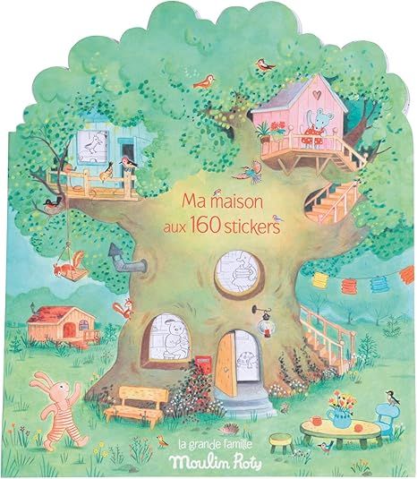 Moulin Roty La Grande Famille Sticker Book (20 Pages) | Amazon (US)