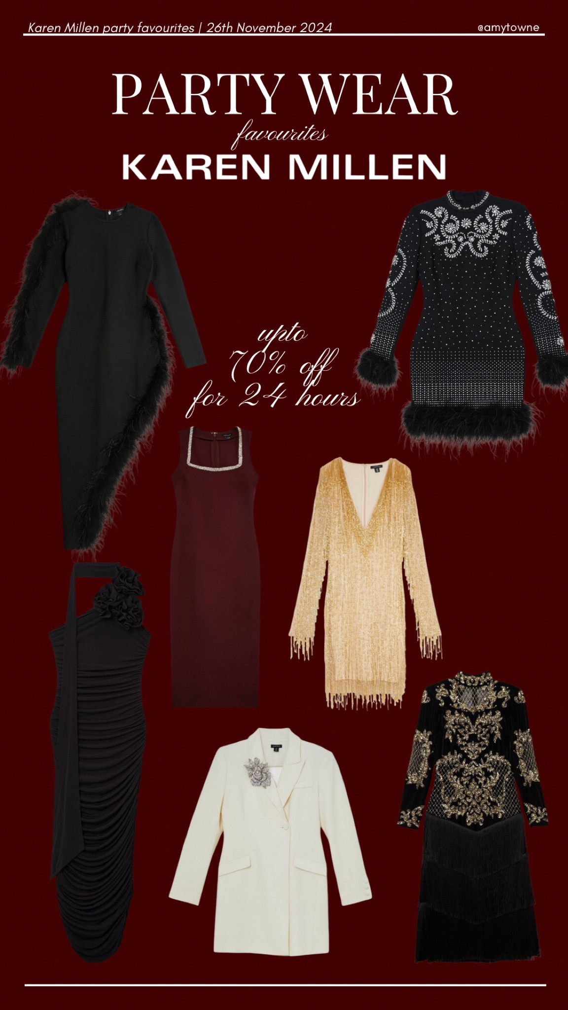Karen Millen Partywear favourites! Upto 70% off 🖤🍾 lots of glitz glam & feathers! 

#LTKpartywear #LTKstyletip #LTKluxury
